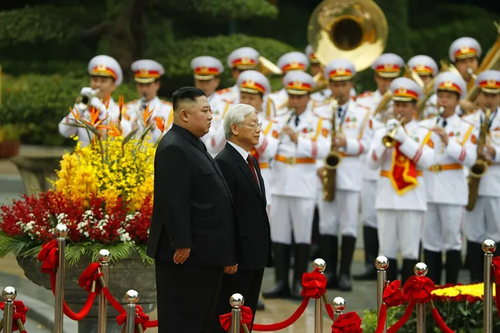 Chủ tịch Triều Tiên Kim Jong-un bắt đầu chuyến thăm hữu nghị chính thức Việt Nam - Ảnh 1.