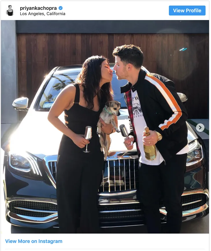 Nick Jonas mua xe sang tặng vợ, ăn mừng ca khúc mới đạt hạng nhất - Ảnh 1. Nick Jonas mua xe sang tặng vợ, ăn mừng ca khúc mới đạt hạng nhất - Ảnh 1.
