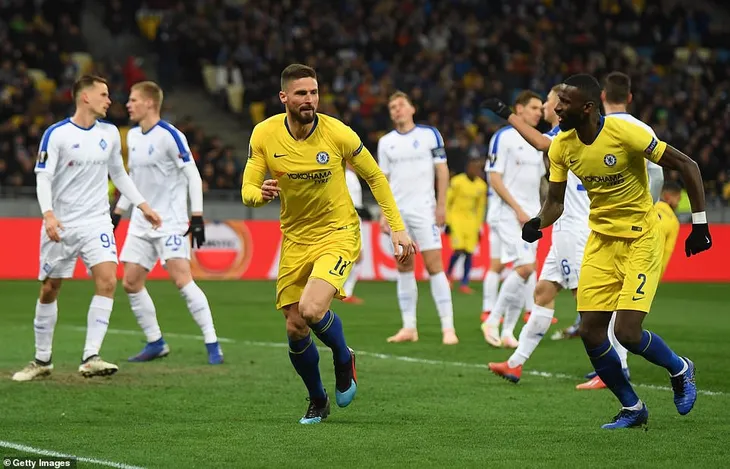 Kết quả lượt về vòng 1/8 Europa League: Arsenal, Chelsea vào tứ kết với những chiến thắng đậm - Ảnh 2. Kết quả lượt về vòng 1/8 Europa League: Arsenal, Chelsea vào tứ kết với những chiến thắng đậm - Ảnh 2.