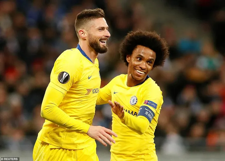 Kết quả lượt về vòng 1/8 Europa League: Arsenal, Chelsea vào tứ kết với những chiến thắng đậm - Ảnh 4. Kết quả lượt về vòng 1/8 Europa League: Arsenal, Chelsea vào tứ kết với những chiến thắng đậm - Ảnh 4.