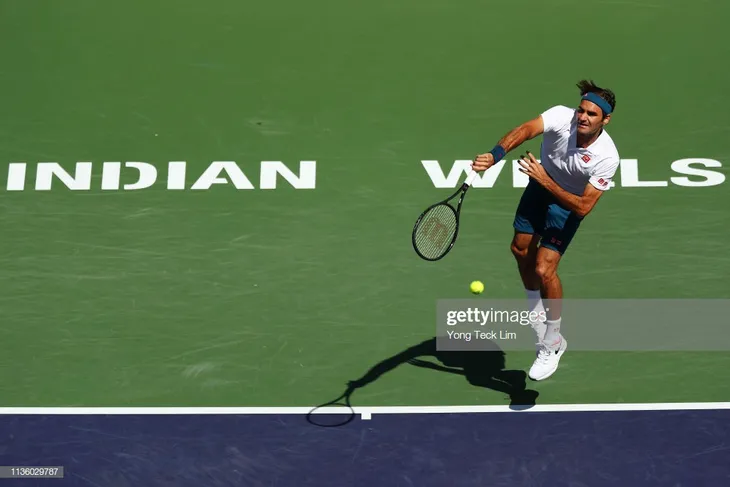 Indian Wells 2019: Federer thẳng tiến vào bán kết! - Ảnh 2. Indian Wells 2019: Federer thẳng tiến vào bán kết! - Ảnh 2.