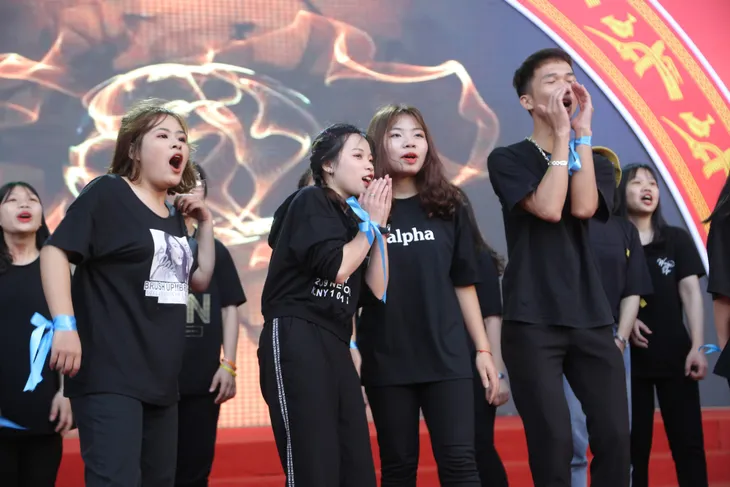 Sinh viên các trường ĐH - CĐ quẩy hết mình tại Hội báo toàn quốc 2019 - Ảnh 6. Sinh viên các trường ĐH - CĐ quẩy hết mình tại Hội báo toàn quốc 2019 - Ảnh 6.
