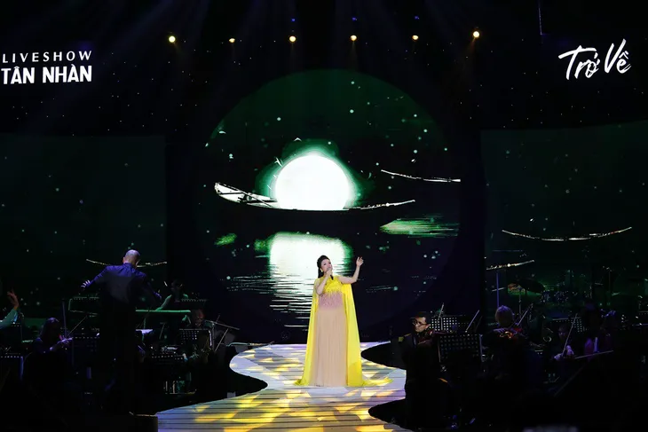 Tân Nhàn khiến khán giả ngỡ ngàng vì tài biến hóa trong liveshow Trở về - Ảnh 4. Tân Nhàn khiến khán giả ngỡ ngàng vì tài biến hóa trong liveshow Trở về - Ảnh 4.