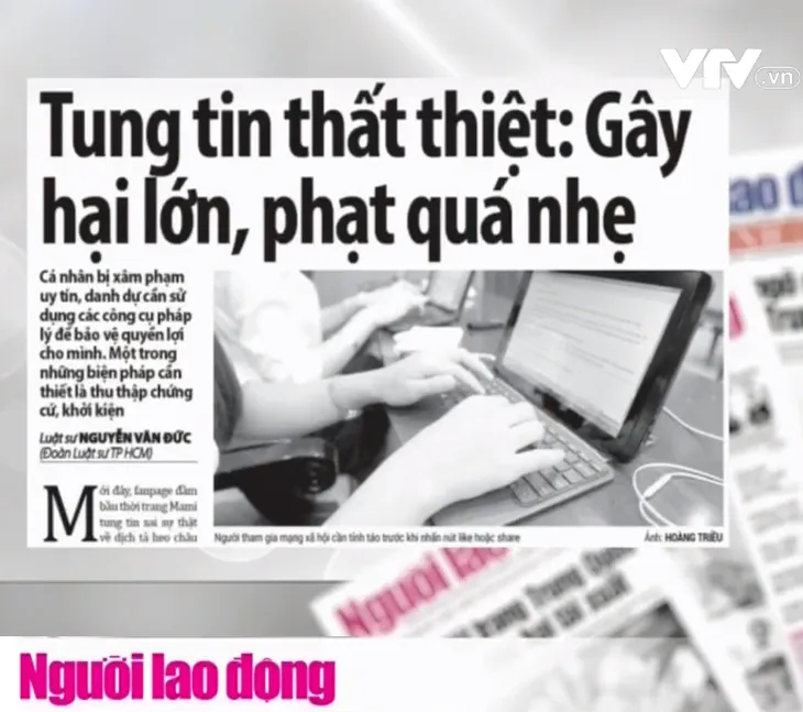 Lợi dụng tin giả đề trục lợi: Không thể tiếp tục “nhờn luật”! - Ảnh 2. Lợi dụng tin giả đề trục lợi: Không thể tiếp tục “nhờn luật”! - Ảnh 2.