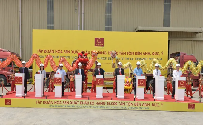 Tập đoàn Hoa Sen tiếp tục nâng cao năng lực sản xuất, tăng trưởng xuất khẩu - Ảnh 2. Tập đoàn Hoa Sen tiếp tục nâng cao năng lực sản xuất, tăng trưởng xuất khẩu - Ảnh 2.