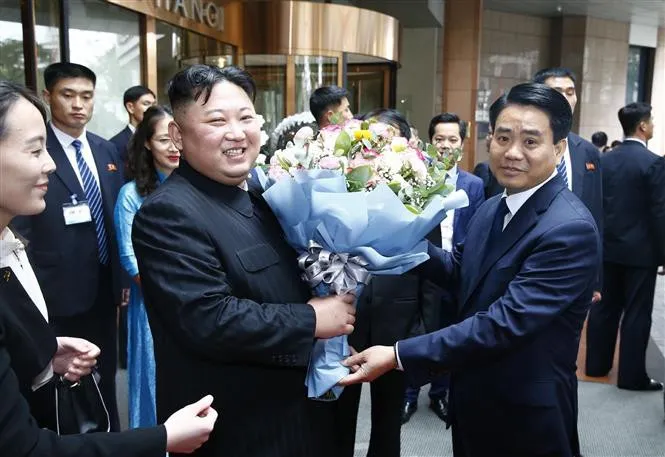 Chủ tịch Triều Tiên Kim Jong-un rời Hà Nội - Ảnh 1. Chủ tịch Triều Tiên Kim Jong-un rời Hà Nội - Ảnh 1.