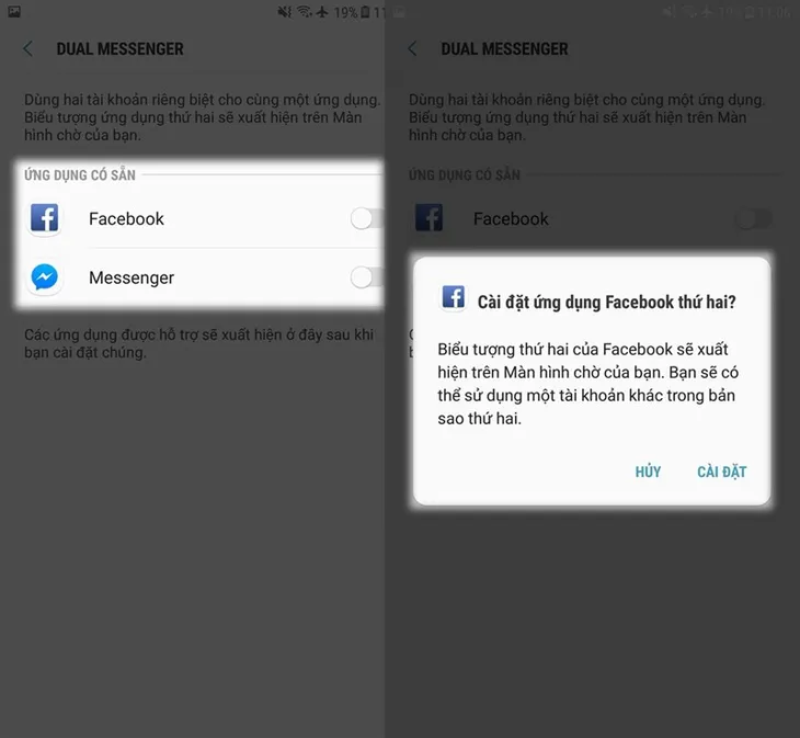 Bật mí thủ thuật dùng 2 tài khoản Facebook cùng một lúc trên điện thoại Samsung - Ảnh 3. Bật mí thủ thuật dùng 2 tài khoản Facebook cùng một lúc trên điện thoại Samsung - Ảnh 3.