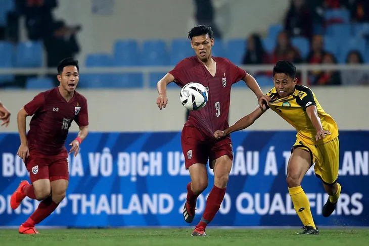 U23 Thái Lan 8-0 U23 Brunei: U23 Thái Lan tạm chiếm ngôi đầu bảng - Ảnh 3. U23 Thái Lan 8-0 U23 Brunei: U23 Thái Lan tạm chiếm ngôi đầu bảng - Ảnh 3.
