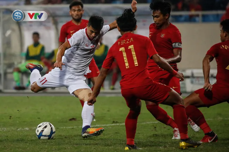 ẢNH: Ghi bàn ở phút bù giờ, U23 Việt Nam giành chiến thắng nghẹt thở trước U23 Indonesia - Ảnh 11.