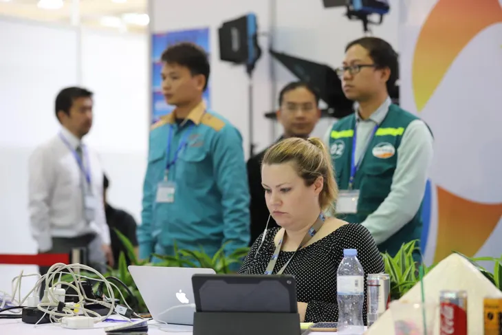 Người phát ngôn BNG: Phóng viên nước ngoài hài lòng từ Internet tốc độ cao tới công tác vệ sinh - Ảnh 1. Người phát ngôn BNG: Phóng viên nước ngoài hài lòng từ Internet tốc độ cao tới công tác vệ sinh - Ảnh 1.