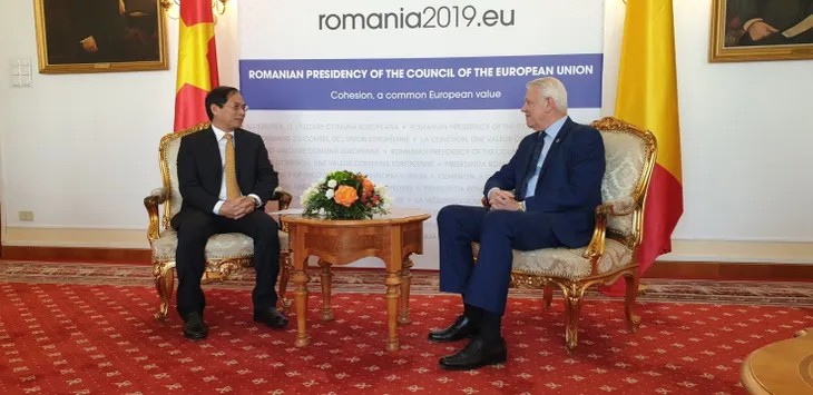 Việt Nam mong muốn Romania thúc đẩy hợp tác giữa Việt Nam và EU - Ảnh 2. Việt Nam mong muốn Romania thúc đẩy hợp tác giữa Việt Nam và EU - Ảnh 2.