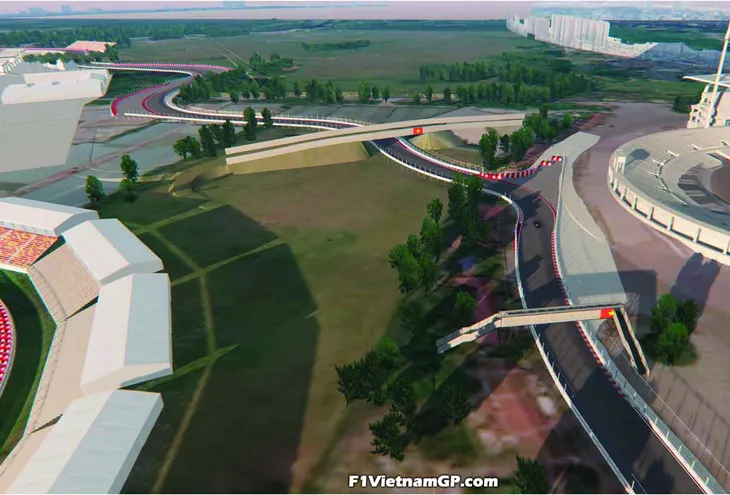 Phối cảnh 3D của đường đua công thức 1 Việt Nam Grand Prix - Ảnh 6. Phối cảnh 3D của đường đua công thức 1 Việt Nam Grand Prix - Ảnh 6.