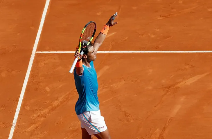 Thắng nhàn Dimitrov, Nadal vào tứ kết Monte Carlo Masters 2019 - Ảnh 1. Thắng nhàn Dimitrov, Nadal vào tứ kết Monte Carlo Masters 2019 - Ảnh 1.