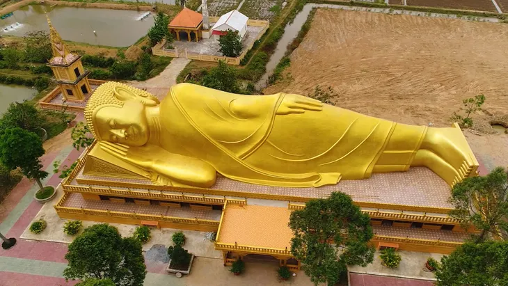 Nét đẹp chùa Khmer nhìn từ trên cao - Ảnh 4. Nét đẹp chùa Khmer nhìn từ trên cao - Ảnh 4.