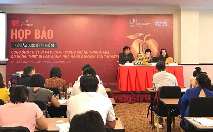 Đang diễn ra triển lãm về công nghiệp thực phẩm, khách sạn - Ảnh 1. Đang diễn ra triển lãm về công nghiệp thực phẩm, khách sạn - Ảnh 1.