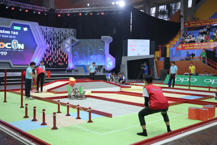 Robocon Việt Nam 2019: Nghẹt thở đến những giây cuối cùng - Ảnh 22. Robocon Việt Nam 2019: Nghẹt thở đến những giây cuối cùng - Ảnh 22.