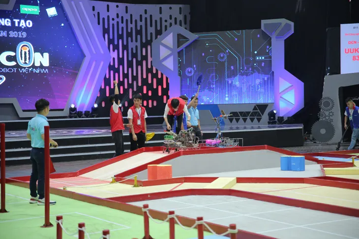 Robocon Việt Nam 2019: Nghẹt thở đến những giây cuối cùng - Ảnh 27. Robocon Việt Nam 2019: Nghẹt thở đến những giây cuối cùng - Ảnh 27.