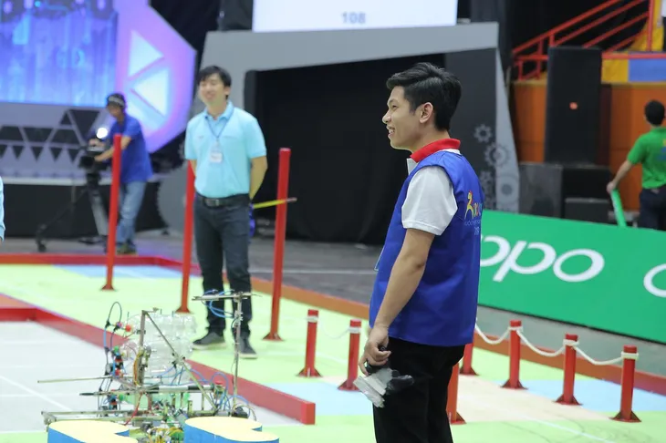 Robocon Đại học Công nghiệp Hà Nội: Ổn định, chính xác, thẳng tiến Hải Dương - Ảnh 23. Robocon Đại học Công nghiệp Hà Nội: Ổn định, chính xác, thẳng tiến Hải Dương - Ảnh 23.