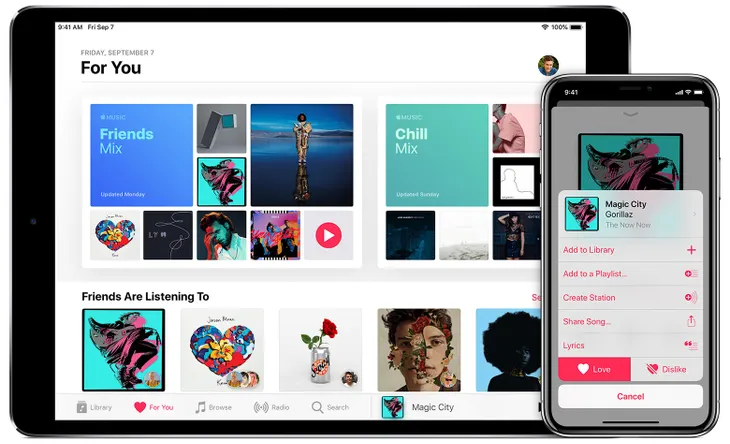 Apple Music và Spotify cạnh tranh về số lượng thuê bao trả phí ở Mỹ - Ảnh 1. Apple Music và Spotify cạnh tranh về số lượng thuê bao trả phí ở Mỹ - Ảnh 1.