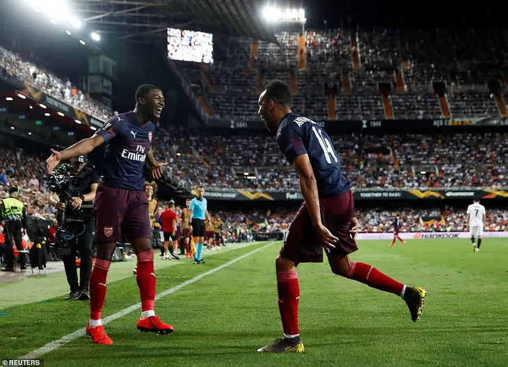 ẢNH: Arsenal thắng thuyết phục Valencia để giành quyền vào chung kết Europa League - Ảnh 13. ẢNH: Arsenal thắng thuyết phục Valencia để giành quyền vào chung kết Europa League - Ảnh 13.