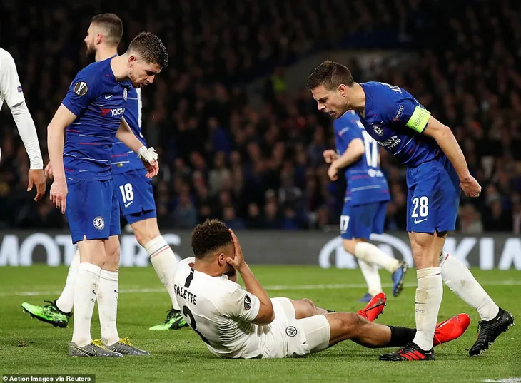 ẢNH: Chelsea nghẹt thở vượt qua Frankfurt, tiến vào chung kết Europa League - Ảnh 2. ẢNH: Chelsea nghẹt thở vượt qua Frankfurt, tiến vào chung kết Europa League - Ảnh 2.
