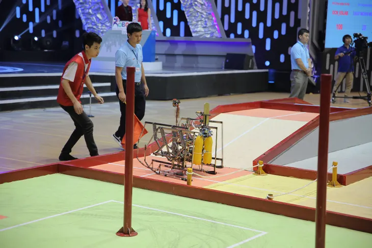 VCK Robocon Việt Nam 2019: Nghẹt thở đến những giây cuối cùng - Ảnh 74. VCK Robocon Việt Nam 2019: Nghẹt thở đến những giây cuối cùng - Ảnh 74.