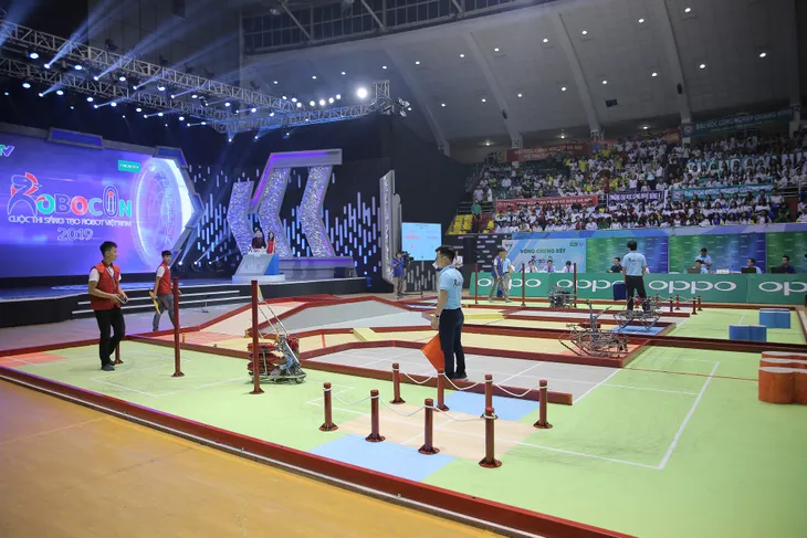 VCK Robocon Việt Nam 2019: Nghẹt thở đến những giây cuối cùng - Ảnh 95. VCK Robocon Việt Nam 2019: Nghẹt thở đến những giây cuối cùng - Ảnh 95.