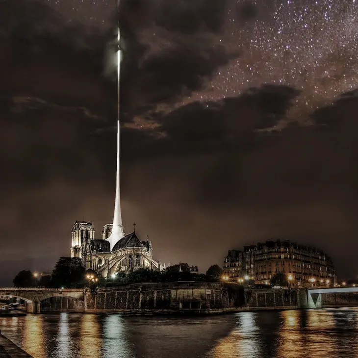 Chiêm ngưỡng 12 thiết kế đang được lựa chọn để tái thiết nhà thờ Đức Bà Paris - Ảnh 8. Chiêm ngưỡng 12 thiết kế đang được lựa chọn để tái thiết nhà thờ Đức Bà Paris - Ảnh 8.