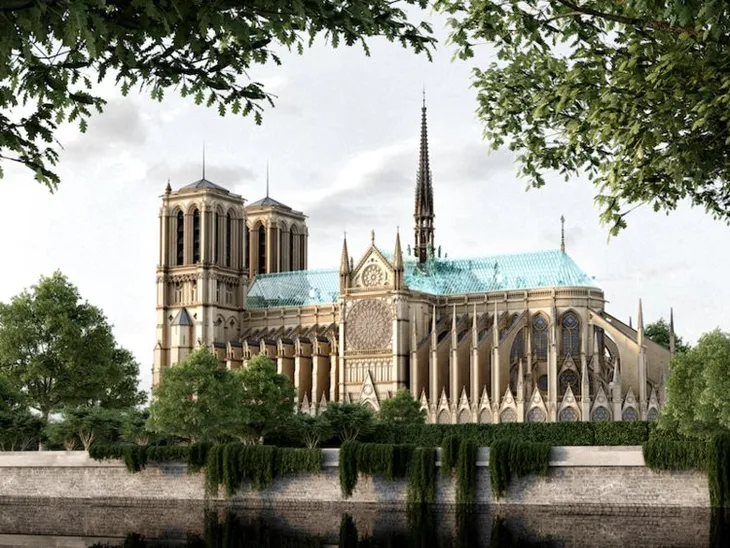 Chiêm ngưỡng 12 thiết kế đang được lựa chọn để tái thiết nhà thờ Đức Bà Paris - Ảnh 11. Chiêm ngưỡng 12 thiết kế đang được lựa chọn để tái thiết nhà thờ Đức Bà Paris - Ảnh 11.