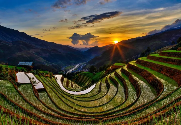 Ruộng bậc thang Mù Cang Chải mùa nước đổ qua góc máy của nghệ sỹ trẻ - Ảnh 1. Ruộng bậc thang Mù Cang Chải mùa nước đổ qua góc máy của nghệ sỹ trẻ - Ảnh 1.