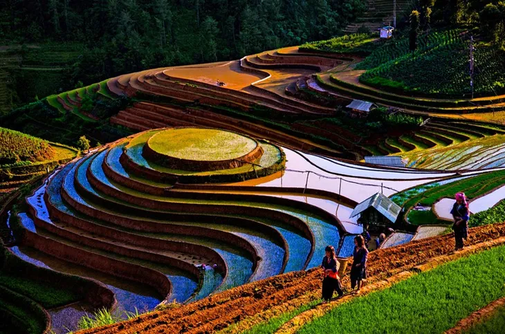 Ruộng bậc thang Mù Cang Chải mùa nước đổ qua góc máy của nghệ sỹ trẻ - Ảnh 2. Ruộng bậc thang Mù Cang Chải mùa nước đổ qua góc máy của nghệ sỹ trẻ - Ảnh 2.
