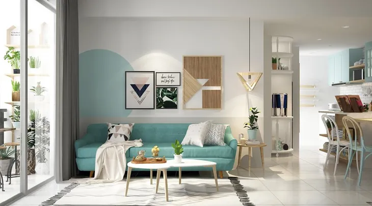 Xua tan nắng nóng với nội thất màu xanh ngọc - Ảnh 1. Xua tan nắng nóng với nội thất màu xanh ngọc - Ảnh 1.