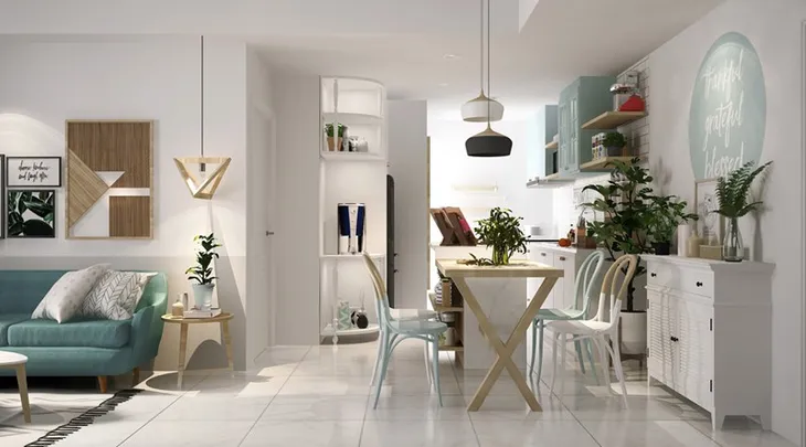 Xua tan nắng nóng với nội thất màu xanh ngọc - Ảnh 4. Xua tan nắng nóng với nội thất màu xanh ngọc - Ảnh 4.