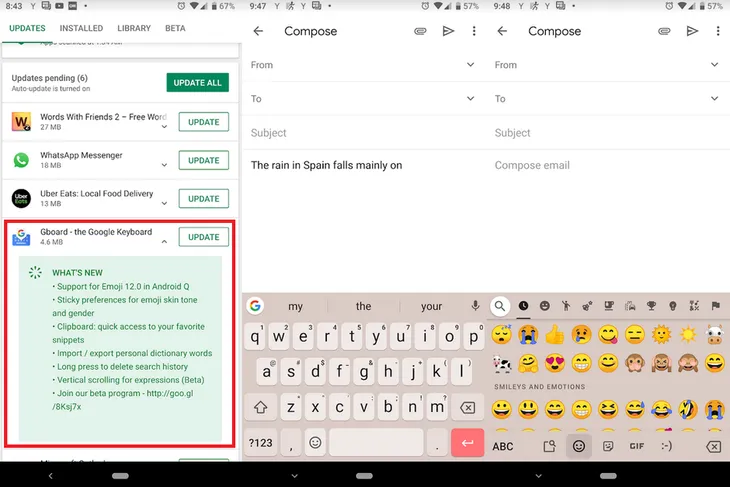 Cập nhật Gboard mang tới những lợi ích gì? - Ảnh 1. Cập nhật Gboard mang tới những lợi ích gì? - Ảnh 1.
