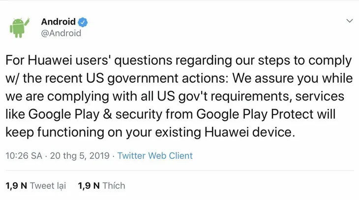 Điện thoại Huawei liệu có bị hoá thành cục gạch? - Ảnh 1. Điện thoại Huawei liệu có bị hoá thành cục gạch? - Ảnh 1.