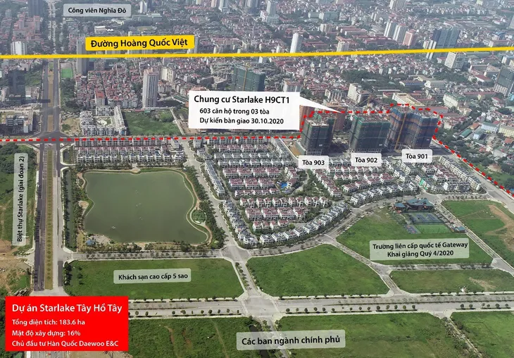 Đường Nguyễn Văn Huyên kéo dài sẵn sàng thông xe, khiến giá trị bất động sản Tây Hồ Tây ngày càng trở nên sôi động - Ảnh 1. Đường Nguyễn Văn Huyên kéo dài sẵn sàng thông xe, khiến giá trị bất động sản Tây Hồ Tây ngày càng trở nên sôi động - Ảnh 1.