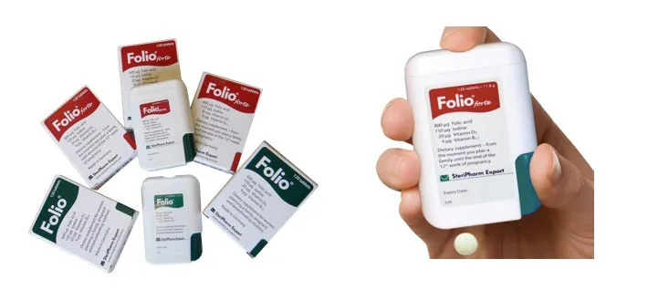 Viên uống bổ sung acid folic Folio® chính hãng của Đức - Ảnh 2. Viên uống bổ sung acid folic Folio® chính hãng của Đức - Ảnh 2.