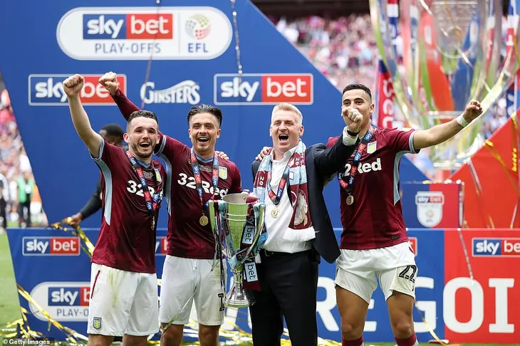 Đánh bại Derby County cùng HLV Lampard, Aston Villa giành quyền lên chơi giải Ngoại hạng Anh - Ảnh 3. Đánh bại Derby County cùng HLV Lampard, Aston Villa giành quyền lên chơi giải Ngoại hạng Anh - Ảnh 3.
