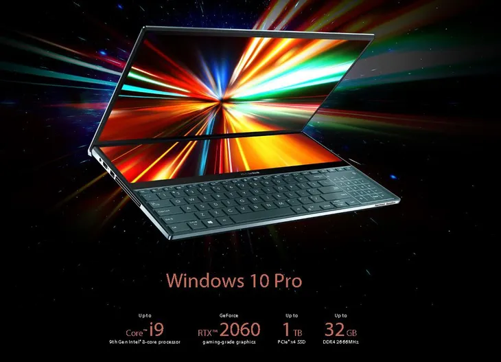 Asus ra mắt laptop hai màn hình độc đáo - Ảnh 2. Asus ra mắt laptop hai màn hình độc đáo - Ảnh 2.