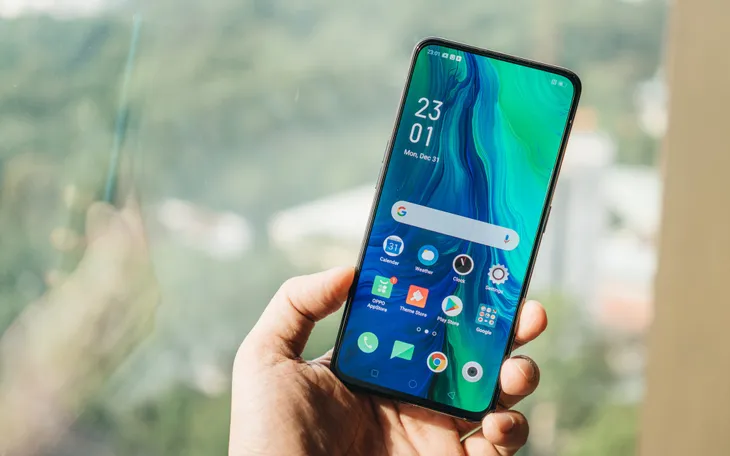 Cận cảnh smartphone Oppo Reno với camera trượt vây cá mập trước ngày ra mắt - Ảnh 3. Cận cảnh smartphone Oppo Reno với camera trượt vây cá mập trước ngày ra mắt - Ảnh 3.