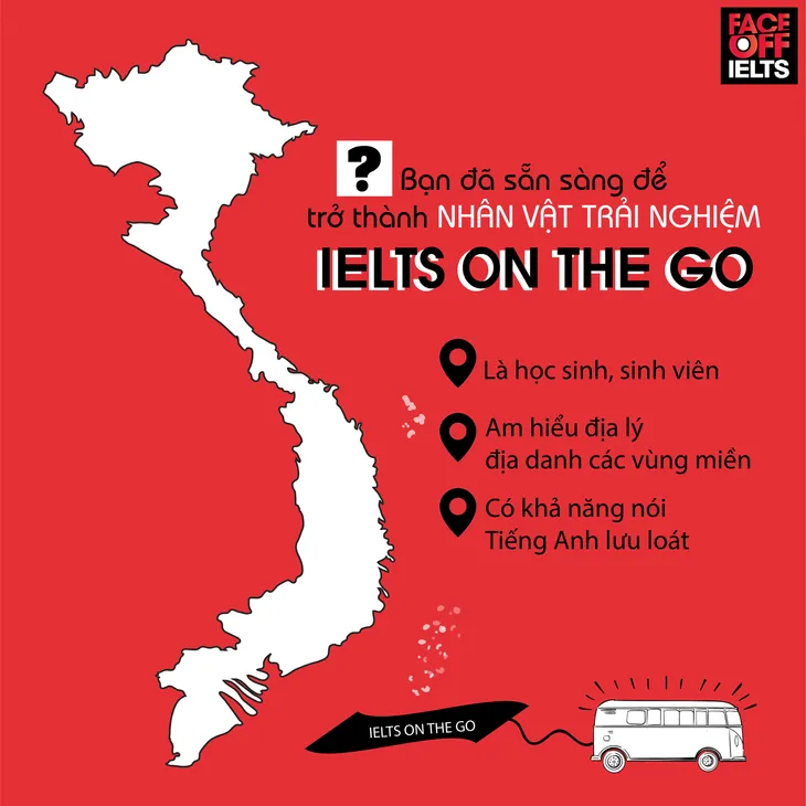 Bạn có muốn trở thành nhân vật trải nghiệm cùng IELTS Face-Off - Ảnh 1. Bạn có muốn trở thành nhân vật trải nghiệm cùng IELTS Face-Off - Ảnh 1.