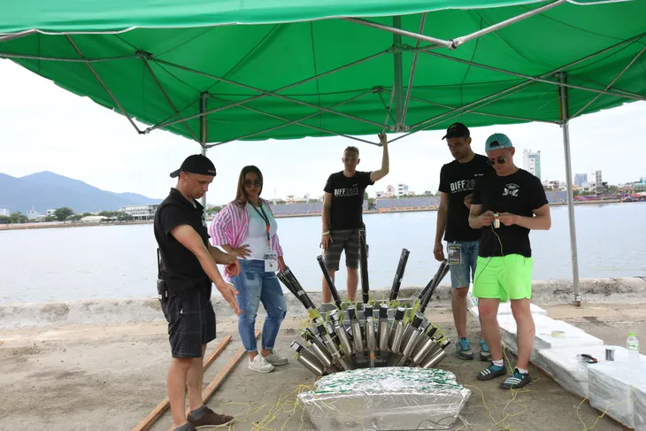 Đà Nẵng đã sẵn sàng cho Lễ hội pháo hoa quốc tế 2019 - Ảnh 3. Đà Nẵng đã sẵn sàng cho Lễ hội pháo hoa quốc tế 2019 - Ảnh 3.