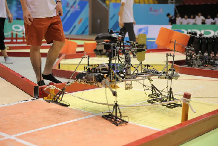 Robocon Việt Nam 2019: Nhiều robot MR2 thoát xác tại vòng chung kết - Ảnh 18. Robocon Việt Nam 2019: Nhiều robot MR2 thoát xác tại vòng chung kết - Ảnh 18.