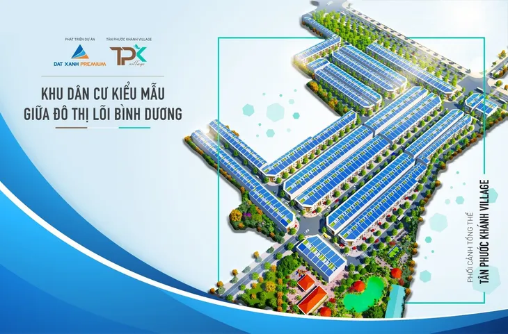 Tân Phước Khánh Village - Khu dân cư kiểu mẫu đầu tiên tại Tân Phước Khánh - Ảnh 1. Tân Phước Khánh Village - Khu dân cư kiểu mẫu đầu tiên tại Tân Phước Khánh - Ảnh 1.