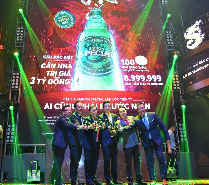 SABECO công bố chương trình khuyến mãi Bật bia SAIGON SPECIAL lên lộc tiền tỷ - Ảnh 1. SABECO công bố chương trình khuyến mãi Bật bia SAIGON SPECIAL lên lộc tiền tỷ - Ảnh 1.