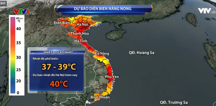 Hôm nay (10/6), cao điểm đợt nắng nóng gay gắt ở Bắc Bộ, Trung Bộ - Ảnh 1. Hôm nay (10/6), cao điểm đợt nắng nóng gay gắt ở Bắc Bộ, Trung Bộ - Ảnh 1.