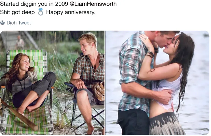 Miley Cyrus giận dữ phản pháo tin đồn chia tay Liam Hemsworth - Ảnh 2. Miley Cyrus giận dữ phản pháo tin đồn chia tay Liam Hemsworth - Ảnh 2.