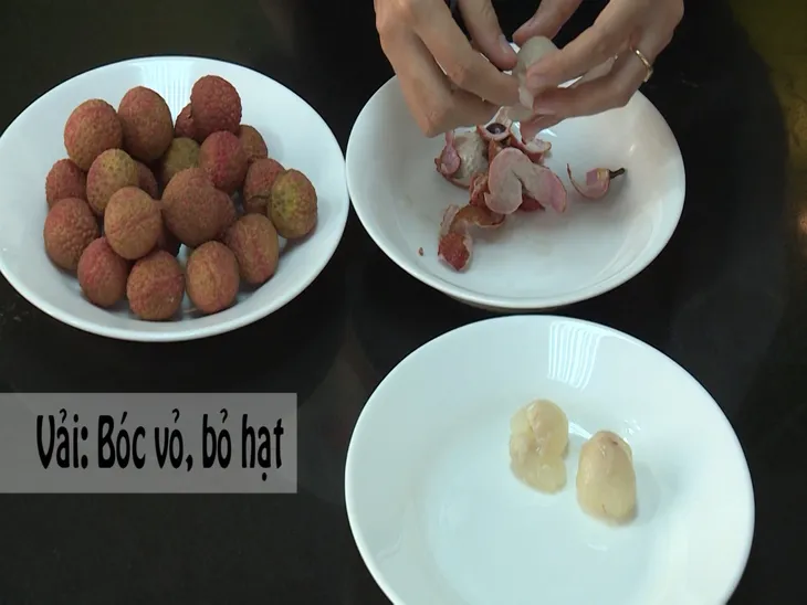 Chế biến thạch vải rau câu cho ngày Hè - Ảnh 2. Chế biến thạch vải rau câu cho ngày Hè - Ảnh 2.
