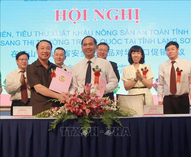 Sơn La xúc tiến xuất khẩu nông sản an toàn sang Trung Quốc - Ảnh 1. Sơn La xúc tiến xuất khẩu nông sản an toàn sang Trung Quốc - Ảnh 1.