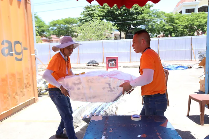 Khám phá kho pháo hoa của đội Anh và Trung Quốc tại Lễ hội pháo hoa quốc tế Đà Nẵng 2019 - Ảnh 2. Khám phá kho pháo hoa của đội Anh và Trung Quốc tại Lễ hội pháo hoa quốc tế Đà Nẵng 2019 - Ảnh 2.